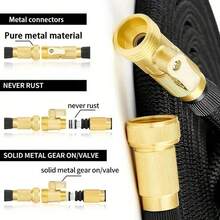 1件，花园水管 3/4 可伸缩魔术柔性花园水管 高压清洗软管 塑料材质，用于浇灌草坪 - A - 查看 6