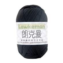 Lawkeman 4 pezzi/400g Filato di alta qualità per magliette, rotoli di filato per magliette - 2 cm di larghezza, filato intrecciato e lavorato a maglia, morbido e versatile, adatto per artigianato fai-da-te, può essere utilizzato per uncinetto e tessitura di borse, cuscini, bambole, coperte, pantofole, progetti all'uncinetto, ecc. Disponibile in più colori, filato multicolore | Filato in poliestere | Filato per uncinetto | Filato per artigianato | Palline di filato dai colori vivaci | Materiali per artigianato multifunzionali, accessori e forniture per la tessitura - Stili multipli - Visualizzare 19