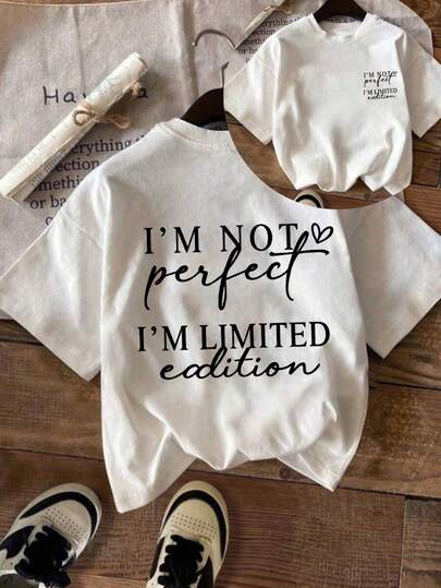 女士夏季字母印花纯棉休闲简约宽松舒适时尚日常圆领短袖T恤上衣