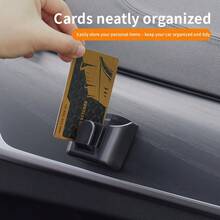 Car Mounted Compact Mini Storage Box, Dashboard Adhesive Type, Coin Card Inside The Car, Small Item Storage Box, Easy To Install Without Damaging The Interior, Sedan, SUV Universal Small Accessories - 1 Pack - View 9