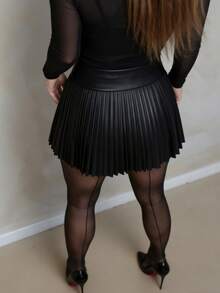 1 Pair Women's Fashionable Vertical Striped Tights Christmas Gift - Multicolor - View 6