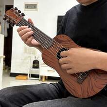 Guitarra de juguete de 6 cuerdas, instrumento musical, regalo de fiesta de cumpleaños, guitarra, regalo de vacaciones, adecuado para principiantes - Multicolor - Ver 4