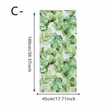 1/3片装热带树叶静电吸附玻璃膜，隐私装饰玻璃贴，可移除彩色遮光窗膜，适用于客厅、家居、办公室玻璃门窗装饰 - 樹葉彩膜 - 查看 13