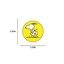 SNOOPY 50张可爱卡通狗和人物贴纸 - 漫画主题贴纸，适用于笔记本电脑、水瓶、滑板、日记本和派对礼物。 - 彩色 - 查看 8