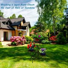 HLC 3-Tier Classic Plant Stand with Modern S Design Bronze - Bronce - Ver 6