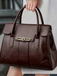 Luxury Handbags Woman Bags Designer Shoulder Bag For Women's 2026 Large Capacity Ladies Leather Hand Casual Tote Sac - Coffee - View 2