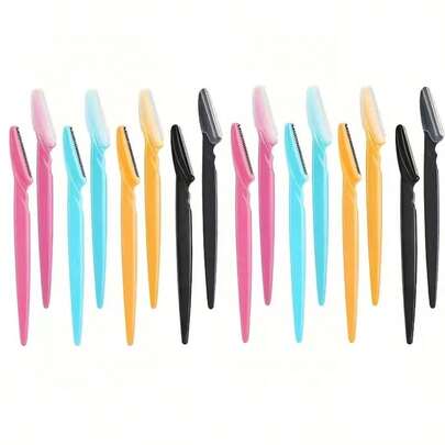 20pcs Stainless Steel Eyebrow Razors - Fragrance-Free Multi-Purpose Body Hair Removal Tool, Easy Grooming