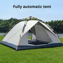 Super life 这款3-4人自动弹开帐篷采用玻璃纤维杆、方形牛津布面料，只需3秒即可快速搭建。它是一款四季皆宜的防水帐篷，配有拉链，适合露营、旅行和海滩使用。 - 常規款 - 查看 1