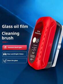 2个汽车玻璃油膜清洁刷 - 适用于前挡风玻璃和侧窗，强力清洁，去除油膜，防雨防雾油膜清洁刷。 - A - 查看 3