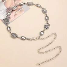 金色时尚腰链，适合女性日常及节日佩戴的链条腰带 - 彩色 - 查看 6