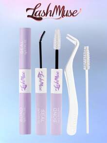 504PCS/252PCS 80D D-Curl Fluffy False Eyelashes, Lash Glue, Tweezers & Brush Included, 0.31-0.63inch Faux Mink Individual Lash Clusters, Reusable Soft Natural DIY Lash Extension Kit, Beginner Friendly Lash Clusters, Individual Eyelashes, Lashes, Fake Lashes, Perfect For Halloween, Christmas, Valentine's Day, Parties & Festival Glam Beauty - 黑色 - 查看 8