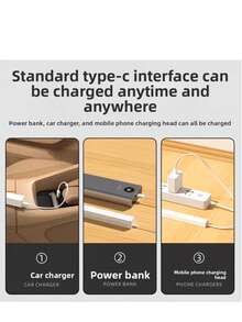 Luz de gabinete con sensor magnético recargable por USB, disponible en blanco y luz cálida, adecuada para cocina, armario, estantería, debajo del gabinete, luz nocturna, dormitorio, pasillo, caravana y otras iluminaciones - Estrella - Ver 10