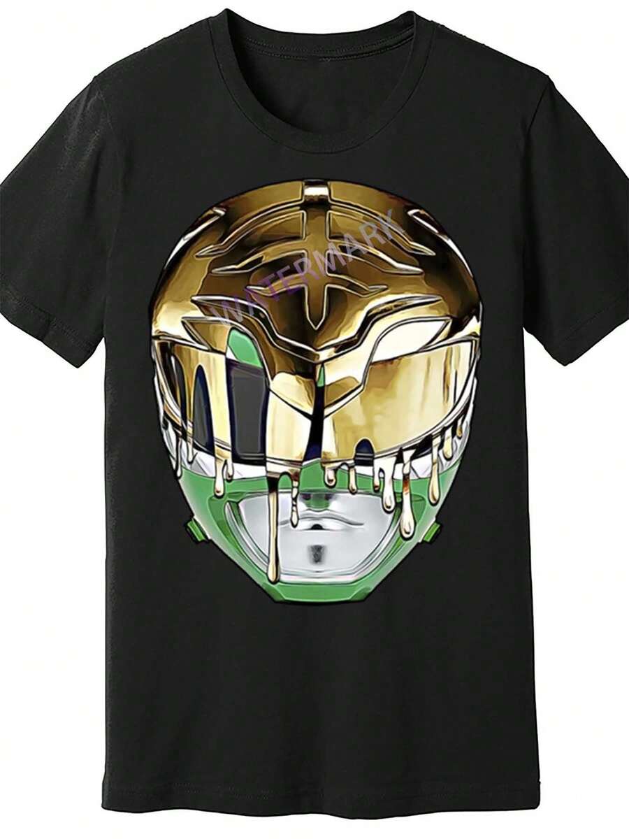 The 2025 Fashion Features A Hip-Hop Style With A Comfortable, Breathable Mighty Morphin Power Rangers Green Ranger Helmet, Perfect For Exercise, Parties, And Fitness Gatherings.It'S Also A Great Gift For Christmas And Thanksgiving, Plus Size - 1 - 查看 1