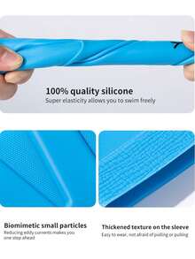 Silicone Hand Paddles Swimming Equipment, Adult Training Learning Swimming Freestyle Diving Hand Gloves - Multicolor - View 9