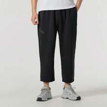 Under Armour Unstoppable FLC Baggy Crop Knit Straight Leg Pants, Casual & Running, 1384010-001 - Black - View 1
