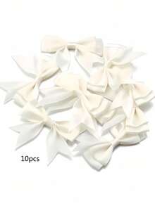 50个缎带蝴蝶结 - 手工邀请函装饰 - 缎带礼品包装 - 多色 - 无羽毛 - 工艺美术缝纫用品 - 礼品包装蝴蝶结 - 彩色 - 查看 35
