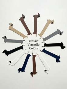 1/3 chiếc kẹp đánh dấu trang hình chú chó dễ thương, kẹp trang bằng silicon, lý tưởng cho mùa tựu trường và Ngày của Mẹ, quà tặng cho người yêu sách. - A - Xem 4