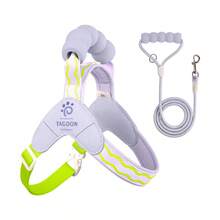 2pcs/Set New Dog Saddle Chest Harness With Soft Handles And Leash, Outdoor Travel Essential Pet Chest Strap - Multicolor - View 27