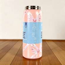 Owal'aWater Bottle 32oz,Multiple Colors Are Available,With Straw,Heat Preservation Time More Than 24 Hours, Cold And Hot Water Can Be Insulated, Can Make Coffee, Frozen Drinks, Beautiful Appearance, Exquisite Workmanship, Suitable For Camping, Work, Indoor Use. - Sugar Plum Fairy - 32oz - View 3