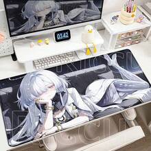 HD Wuthering Waves Mornye Anime Mouse Pad Computer Table Desk Mat Gaming Room Accessories Kawaii Gamer Comic Mousepad Pc Cushion - Thế chiến thứ 5 - Xem 8