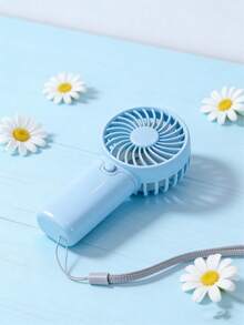 1个迷你手持电风扇，带腕带，1档风速，需使用AAA电池（不包含在内） - 手持 - 查看 15