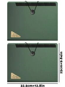1 pieza/2 piezas Carpeta de documentos A4 con 8 ranuras, organizador de archivos de gran capacidad, carpeta de archivos portátil minimalista y multinivel - multicolor - Ver 12