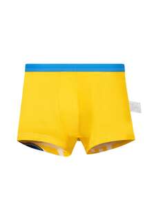 4条装青少年男童中腰趣味印花平角内裤 - 彩色 - 查看 6