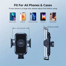 TKZJ 适用于日产逍客J10（2008-2015）的车载手机支架固定支架底座专用手机支架 - 彩色 - 查看 4