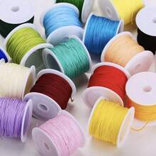 4500cm/1775in #72 0.8mm Braided Rope, Chinese Knot, DIY Jewelry Pendant Craft String - 45m/1771in - View 3