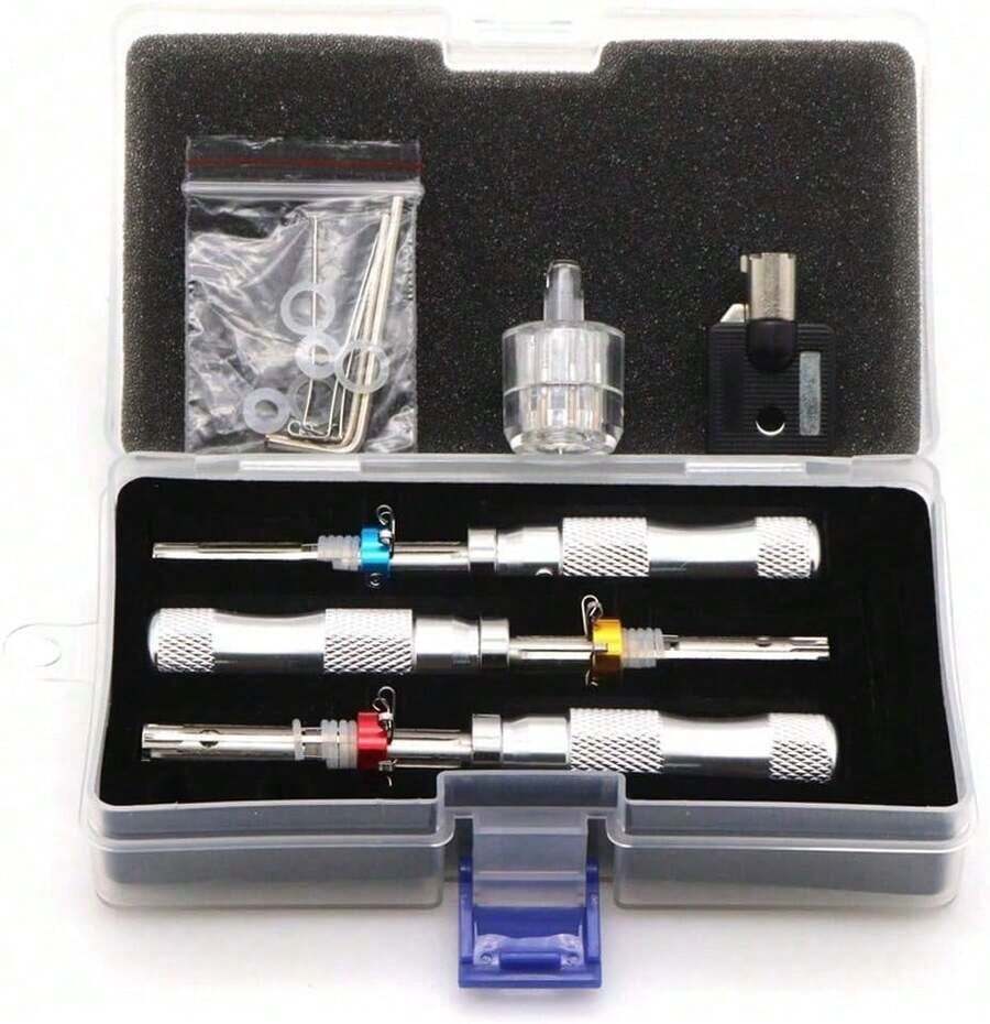 Tubular 7 Pins Lock Pick Tool Locksmith Tool Lock Pick Set - MH-3-1 - 查看 1