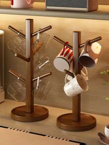 1pc New Desktop Cup Holder & Storage Rack, Can Hang Tea Cups, Coffee Cups, Keys, Jewelry Organizer - View 6