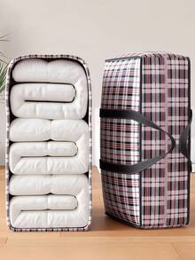 超大号加固拉链手提袋，便携式可折叠行李袋，男女通用重型收纳袋，适用于搬家、旅行、存放换季衣物、圣诞树、商务出行、上学、度假等场合。 - 彩色 - 查看 11