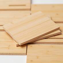 20 Pack Small Bamboo Wood Boards - Smooth Sanded Engraving Blanks, Grain Bamboo Sheets For DIY Crafts, Wood Carving, , Stamps & Molds - Uniform Rectangle Panels For Beginners & Artists - 20 PCS - View 4