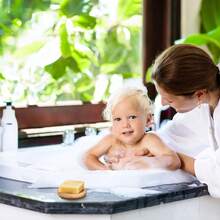 2 khay đựng xà phòng tròn bằng tre có lỗ thoát nước, thích hợp cho phòng tắm và vòi sen, vật dụng thiết yếu cho phòng tắm | Chất liệu tre tự nhiên | Giá đựng xà phòng bền, khay đựng xà phòng bằng tre - A - Xem 8