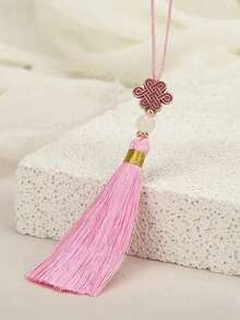 1pc/3pcs Chinese Knot Tassel Pendant DIY Fan Bookmark Chinese Style Exquisite Cultural & Creative Jewelry Accessories Mini Chinese Knot Bag Accessories - one-size - View 8