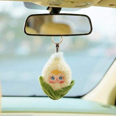  Samuel Little Corn Pendant Blind Box 1PC, Kawaii ABS Face Corn Costume Doll Bag Charm, 360° Rotating Eyes, Cute Collectible Backpack Accessory Gift For Girls,(Blind Boxes,Mystery Blind Bags)