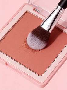 1pc Soft Non-Irritating Blush Brush, Powder Brush, Contour Brush, Multi-Functional Makeup Brush For Beginners, Natural Makeup Application - Black - View 7