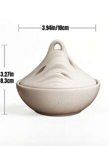 1个之字形香炉，现代简约石纹桌面家居装饰，客厅摆件 - 彩色 - 查看 6