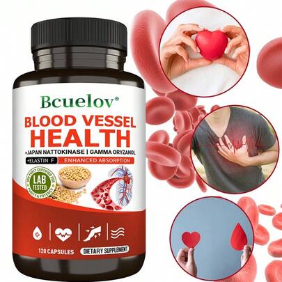 Suplemento de nattokinasa, mantiene la salud cardiovascular y promueve el equilibrio general de la salud