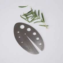 2pcs Herb Stripper Tool, Stainless Steel Herb Leaf Zipper For Kale, Chard, Collard Greens, Rosemary And Thyme - Silver - View 6