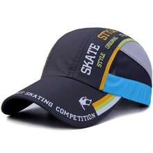 1顶字母印花超薄速干帽，适合春夏季节、马拉松、防晒棒球帽 - A - 查看 16