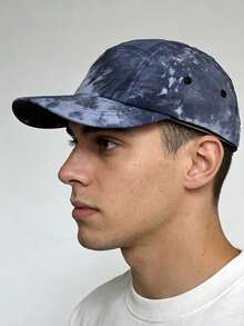 New European And American Tie-Dye Gradient Baseball Cap, Men's Outdoor Casual Sun Protection Breathable Printed Quick-Dry Snapback - Quick-drying Tie-dye - View 2