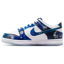 Nike Dunk Low Blue White Multi Kid's IM1448-100 - 星空藍 - 查看 1