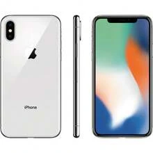 Refurbished Apple IPhone X A1865 (Fully Unlocked) 256GB Silver (Grade A) - Silver-grade a - View 1