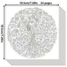 Adult Coloring Book For Gardening, Stress-Relieving Coloring Pages Featuring Flowers, Butterflies, Plants And Fairy Gardens, Helpful For Relaxation, Anxiety And Stress Relief, Suitable As Gift For Women And Men - Garden Coloring Book - View 2