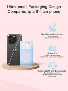 XIAONI Portable Packing Sanitary Pads Super Absorbent Sanitary Napkin Compact Packaging 5Pcs/Pack, Easy Carry Perfect For Travel - Set - View 4