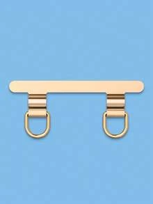 1个超薄极简双耳不锈钢金属夹手机挂绳夹，双扣超薄不锈钢垫圈，金属固定连接件，女士高端耐用挂链卡手机壳配件防丢装置 - 彩色 - 查看 6