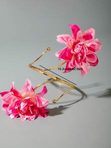 1 chiếc vòng tay kiểu Bohemian đính hoa 3D bằng vải, món quà tuyệt vời dành cho thanh thiếu niên và bạn bè. - Nhiều màu - Xem 9