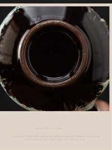 1pc 200ml Creative Ceramic Mug With Unique Reactive Glaze, Suitable For Breakfast, Water, Juice, Couples, Luxury Coffee, Latte Art, Beverage - Multicolor - View 10