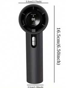 1个男女通用纯色USB充电迷你手持风扇，100档风速，大风量，持久耐用，带液晶显示屏，适合作为礼物，也适合户外、海滩、旅行、运动、居家、办公、日常使用。 - 多色 - 查看 10